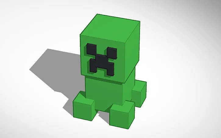 Minecraft Baby Creeper by Shark_Byte